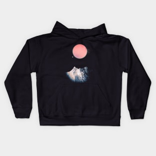 A pink orb Kids Hoodie